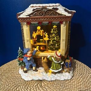 Kirkland Signature Christmas "Toy Store" Windowpane Musical Lighted Waterglobe